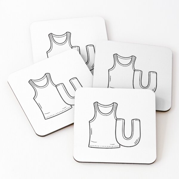 Item preview, Letter U Beside Undershirt designed and sold by rasagamastore.