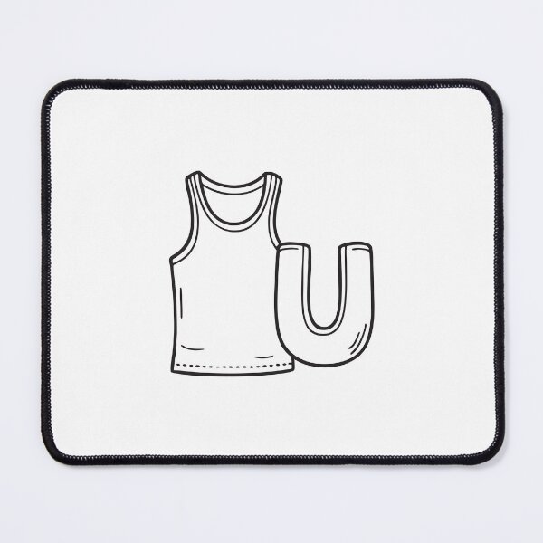Item preview, Letter U Beside Undershirt designed and sold by rasagamastore.