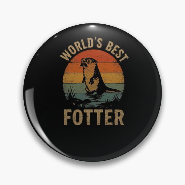 Item preview, World's Best Fotter Otter Lover Animal Wildlife designed and sold by HumansStuck12.