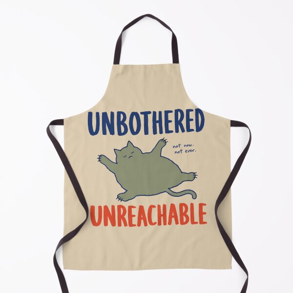 Item preview, Unbothered Unreachable Introvert Cat Office Desk designed and sold by bosamji.