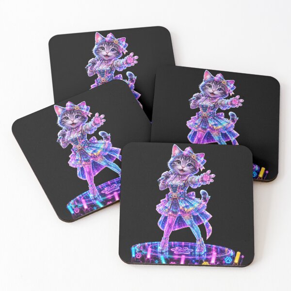 Item preview, Future Meow – Hologram Idol Cat Live designed and sold by Neon Riot Studio.