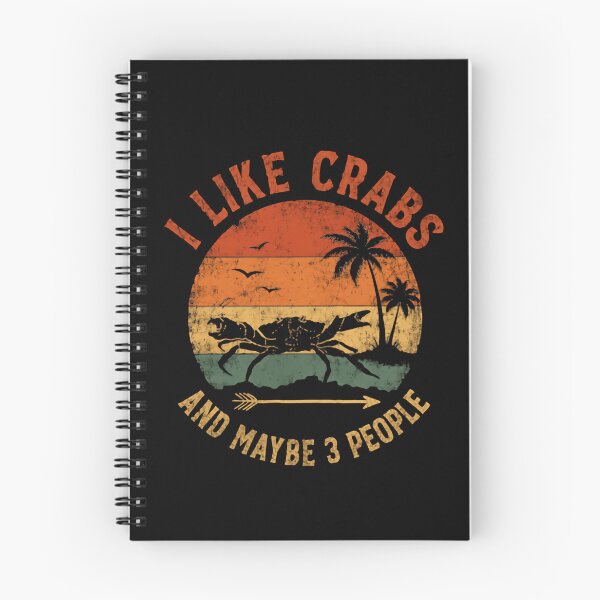 Item preview, I Like Crabs And Maybe 3 People Funny Introvert Crab Lover Beach Ocean Humor designed and sold by HumansStuck12.