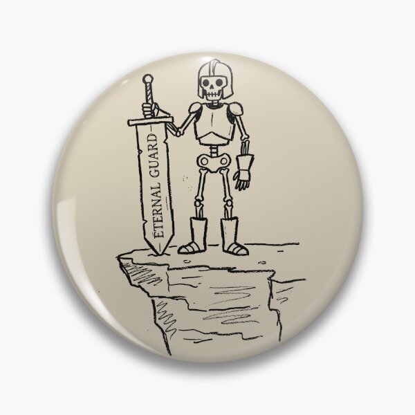 Item preview, Iron Sentry Stand - Skeleton Knight designed and sold by bapupa.