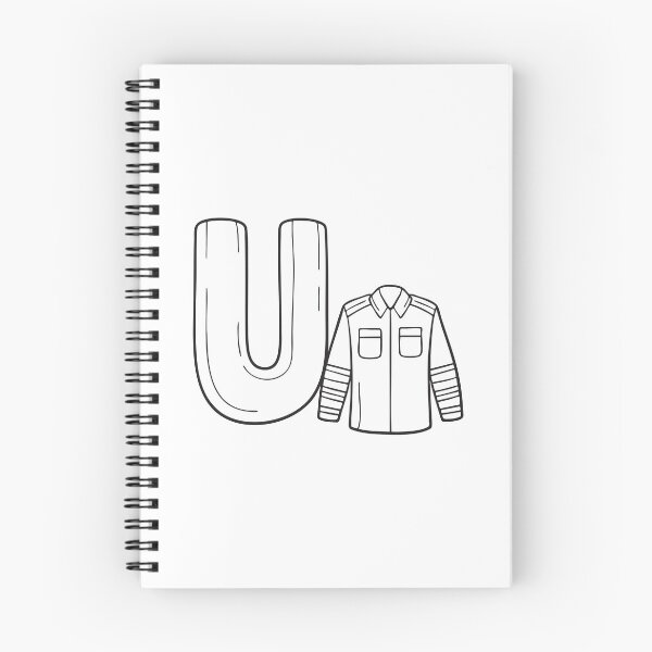 Item preview, Letter U Beside Uniform designed and sold by rasagamastore.