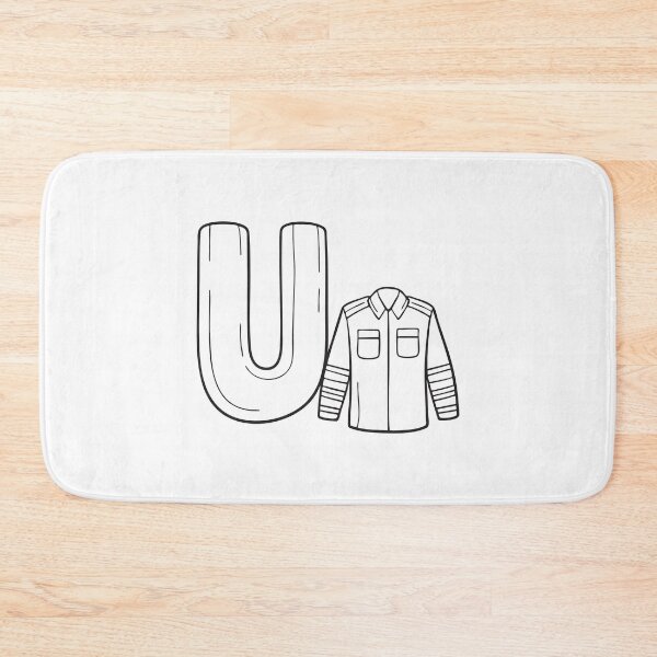 Item preview, Letter U Beside Uniform designed and sold by rasagamastore.
