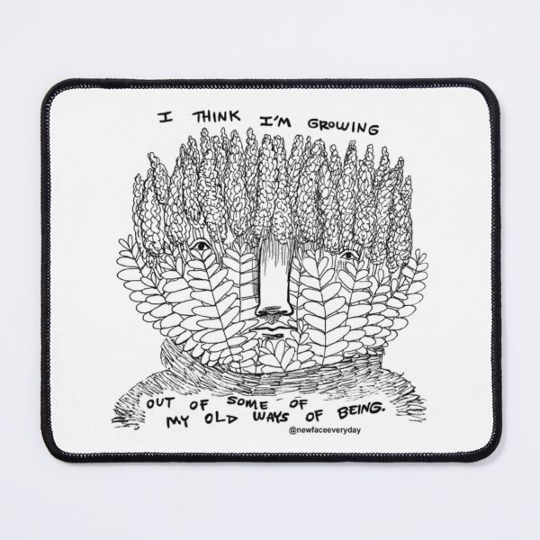 Item preview, I M Growing Whimsical Hair Face Sketch Design designed and sold by Newfacedesi.