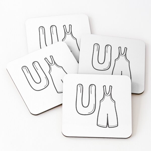 Item preview, Letter U Beside Unitard designed and sold by rasagamastore.