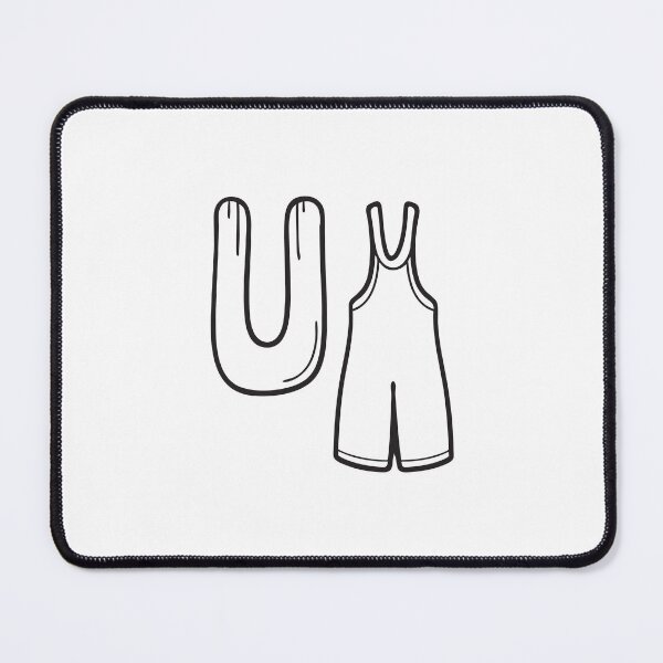 Item preview, Letter U Beside Unitard designed and sold by rasagamastore.