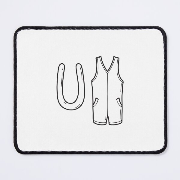 Item preview, Letter U Beside Unitard Suit designed and sold by rasagamastore.