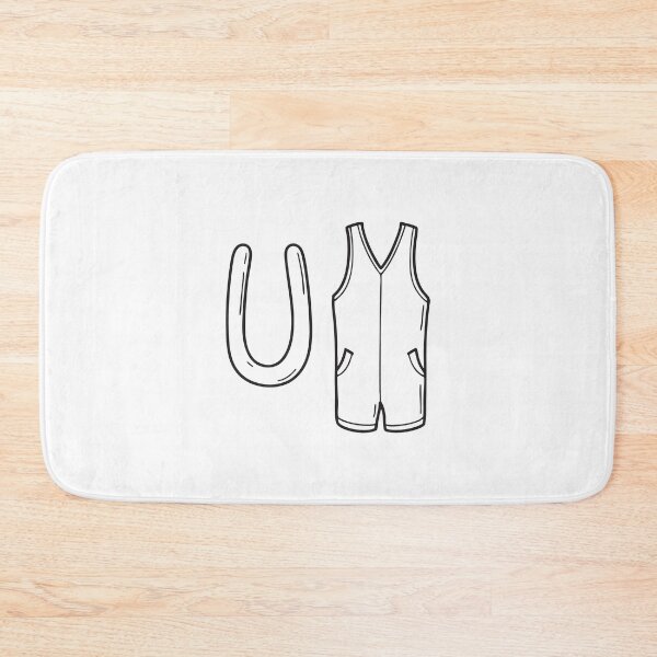 Item preview, Letra U junto al traje unitardo designed and sold by rasagamastore.
