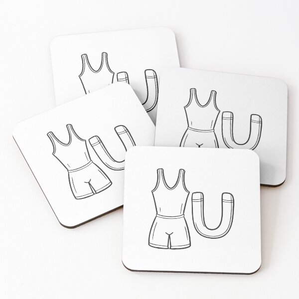 Item preview, Letter U Beside Unitard Costume designed and sold by rasagamastore.