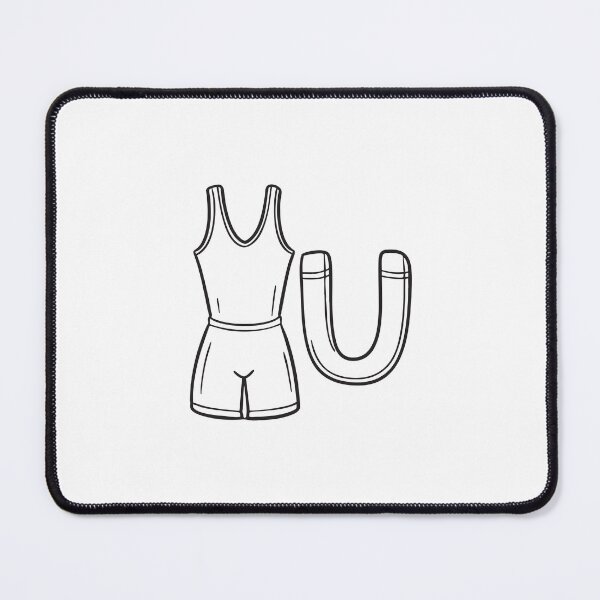Item preview, Letter U Beside Unitard Costume designed and sold by rasagamastore.