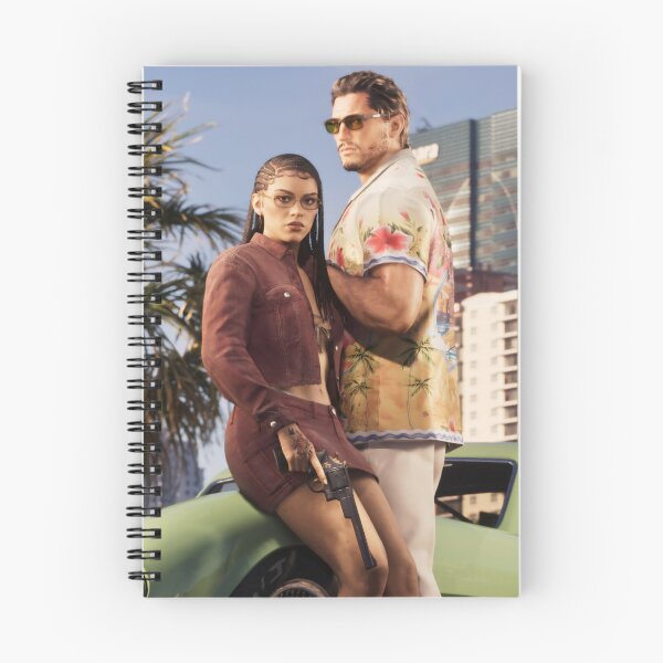 Item preview, Vice City Crime Couple Art - Tropical Action Retro Gaming Sticker designed and sold by William Cano.