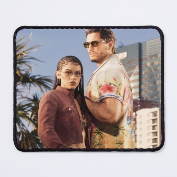 Item preview, Vice City Crime Couple Art - Tropical Action Retro Gaming Sticker designed and sold by William Cano.