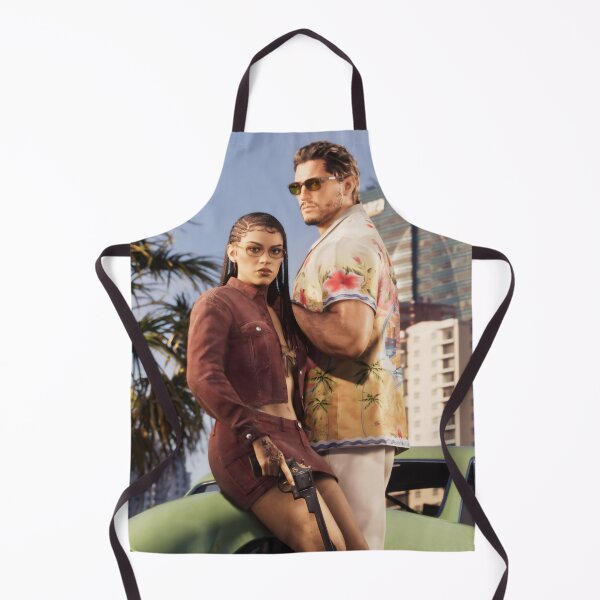Item preview, Vice City Crime Couple Art - Tropical Action Retro Gaming Sticker designed and sold by William Cano.