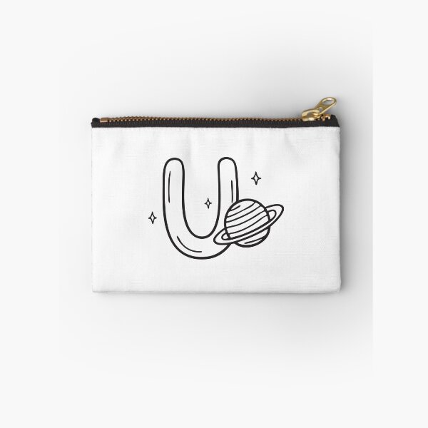 Item preview, Letter U Beside Universe Planet designed and sold by rasagamastore.