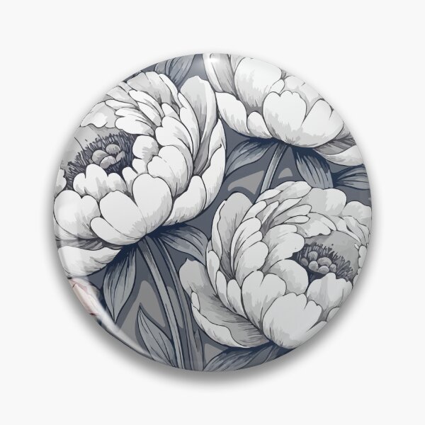 Item preview, Peonies vintage pattern designed and sold by Grypis.