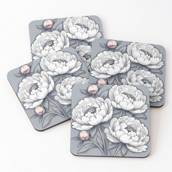 Item preview, Peonies vintage pattern designed and sold by Grypis.