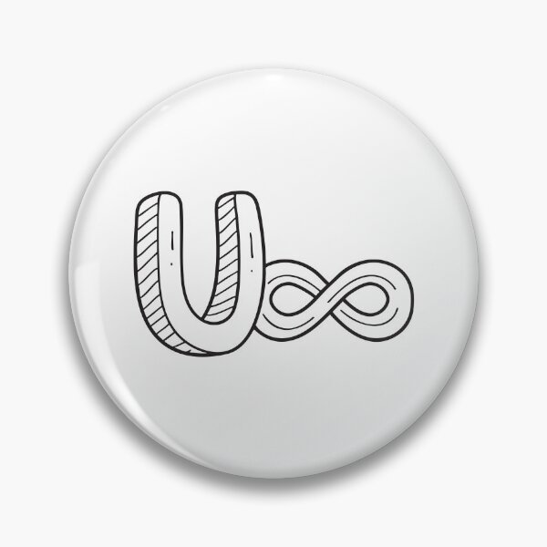 Item preview, Letter U Beside Unlimited Icon designed and sold by rasagamastore.