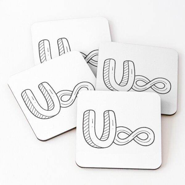 Item preview, Letter U Beside Unlimited Icon designed and sold by rasagamastore.
