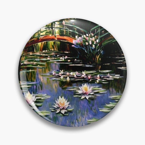 Item preview, Water Lilies Pond (1919-3) designed and sold by artdesignsnow.