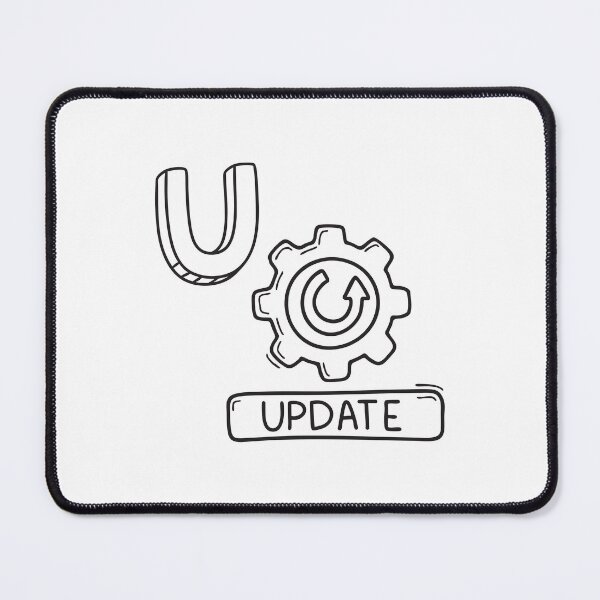 Item preview, Letter U Beside Update Icon designed and sold by rasagamastore.