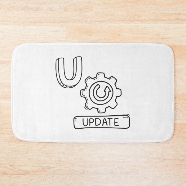 Item preview, Letter U Beside Update Icon designed and sold by rasagamastore.