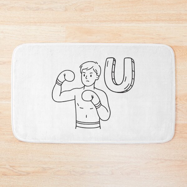 Item preview, Letter U Beside Uppercut Punch designed and sold by rasagamastore.