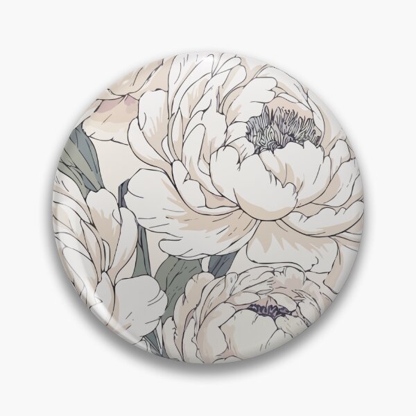 Item preview, Peonies vintage pattern designed and sold by Grypis.