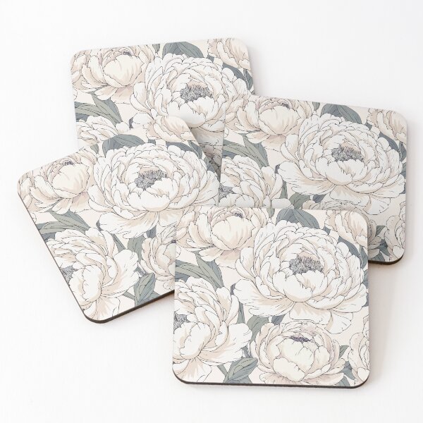 Item preview, Peonies vintage pattern designed and sold by Grypis.