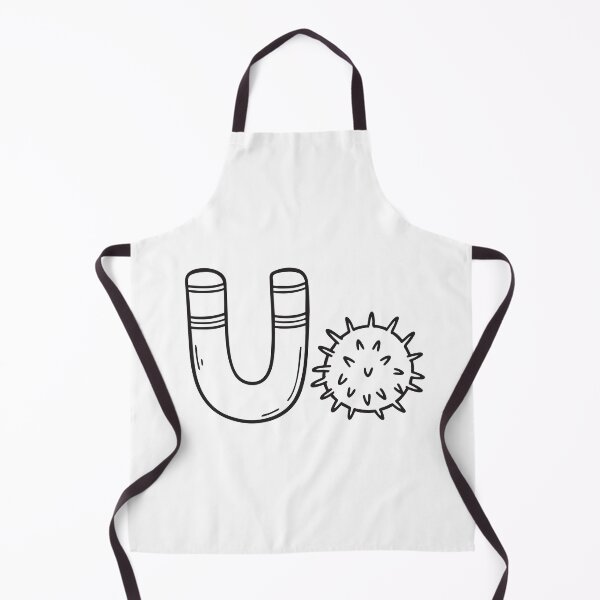 Item preview, Letter U Beside Sea Urchin designed and sold by rasagamastore.