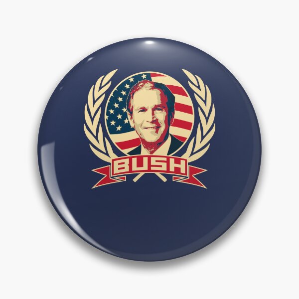 Item preview, George W. Bush 43rd President American Flag Art designed and sold by marke770.