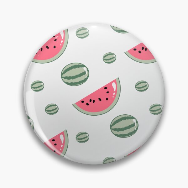 Item preview, Kawaii Watermelon Seamless pattern with white background designed and sold by Sugarflumpairy2.