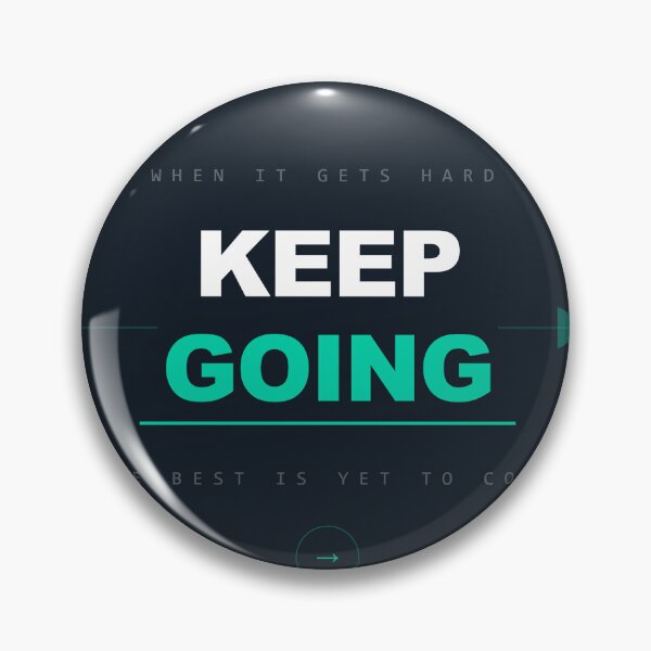 Item preview, Keep Going Minimal Arrow Motivational Green designed and sold by InkRise Studio.