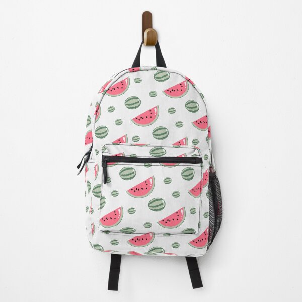 Item preview, Kawaii Watermelon Seamless pattern with white background designed and sold by Sugarflumpairy2.