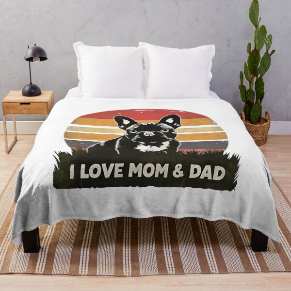 Item preview, Retro Frenchie Mom Dad Love Vintage Canine designed and sold by SoyLamderma.