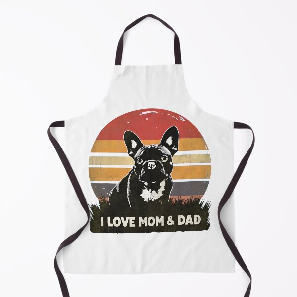 Item preview, Retro Frenchie Mom Dad Love Vintage Canine designed and sold by SoyLamderma.