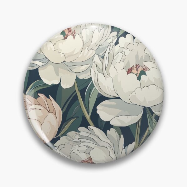 Item preview, Peonies vintage pattern designed and sold by Grypis.