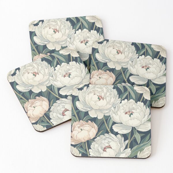 Item preview, Peonies vintage pattern designed and sold by Grypis.