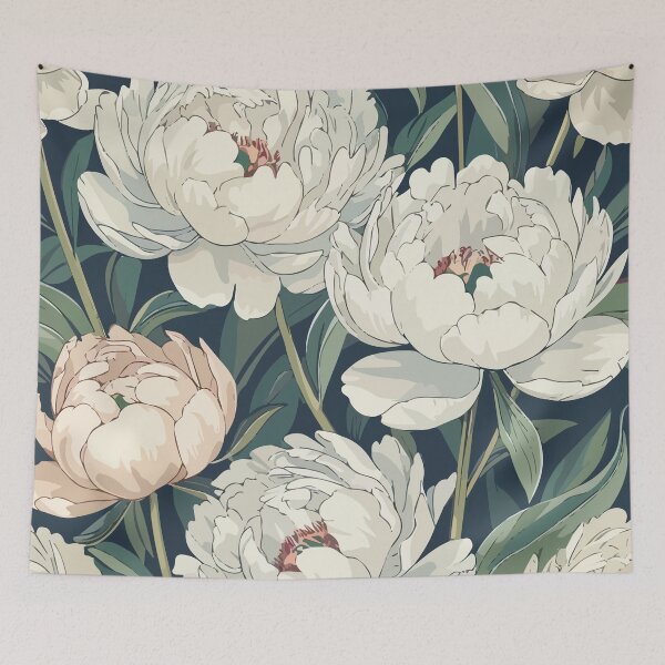 Item preview, Peonies vintage pattern designed and sold by Grypis.