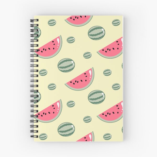 Item preview, Kawaii Watermelon Seamless pattern with pastel yellow background designed and sold by Sugarflumpairy2.