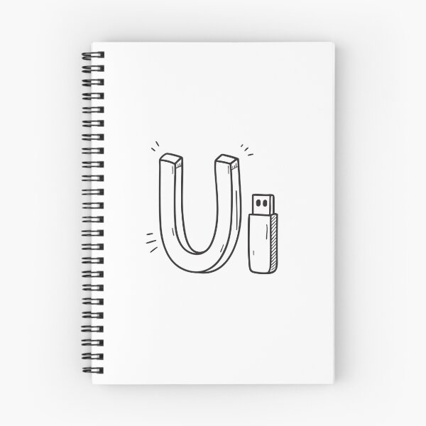 Item preview, Letter U Beside USB Drive designed and sold by rasagamastore.