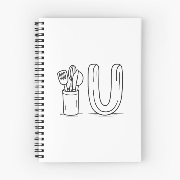 Item preview, Letter U Beside Utensil Holder designed and sold by rasagamastore.