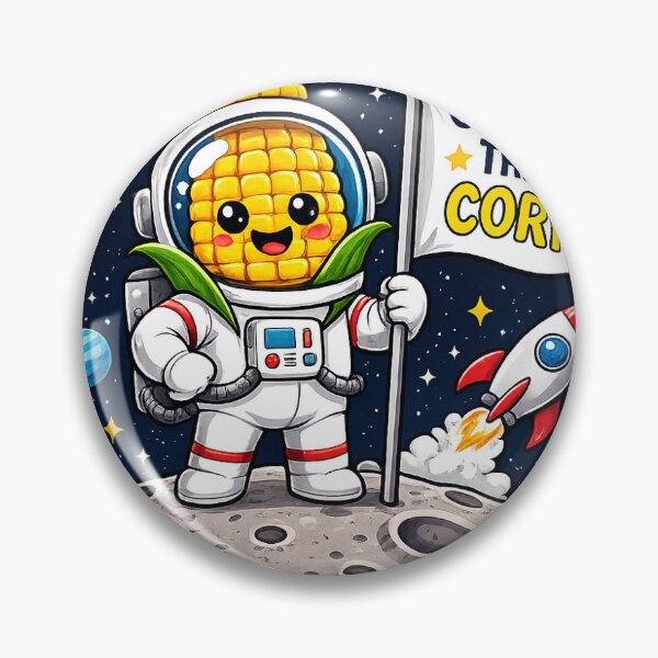 Item preview, Corn astronaut Sticker Design designed and sold by Raj Studio.