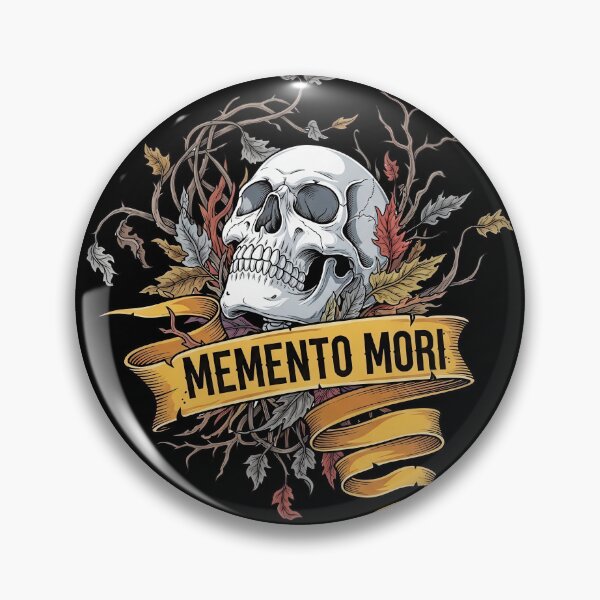 Item preview, Memento Mori Skull and Dead Leaves designed and sold by nuel-art.