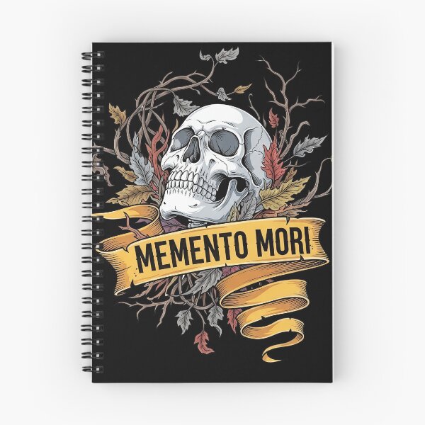 Item preview, Memento Mori Skull and Dead Leaves designed and sold by nuel-art.