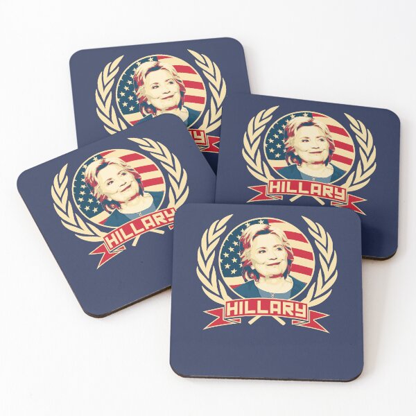 Artikelvorschau, Hillary Clinton Political Portrait American Flag Design entworfen und verkauft von marke770.