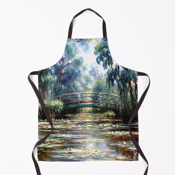 Item preview, Water Lily Pond and Bridge designed and sold by artdesignsnow.