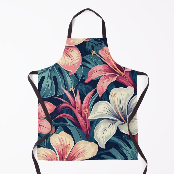 Item preview, Hawaii tropical flowers vintage pattern designed and sold by Grypis.