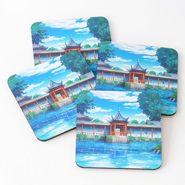 Item preview, Peaceful Pavilion Pond designed and sold by Darogapari.